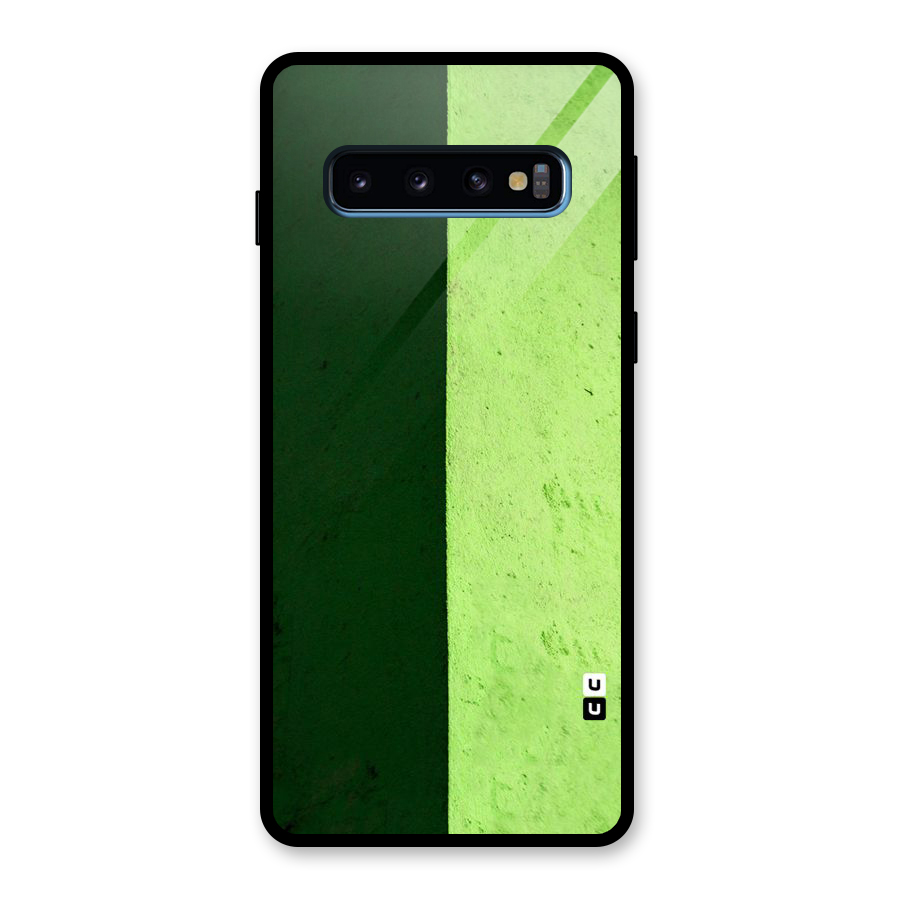 Shades Half Glass Back Case for Galaxy S10