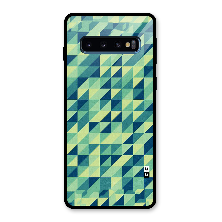 Shady Green Glass Back Case for Galaxy S10