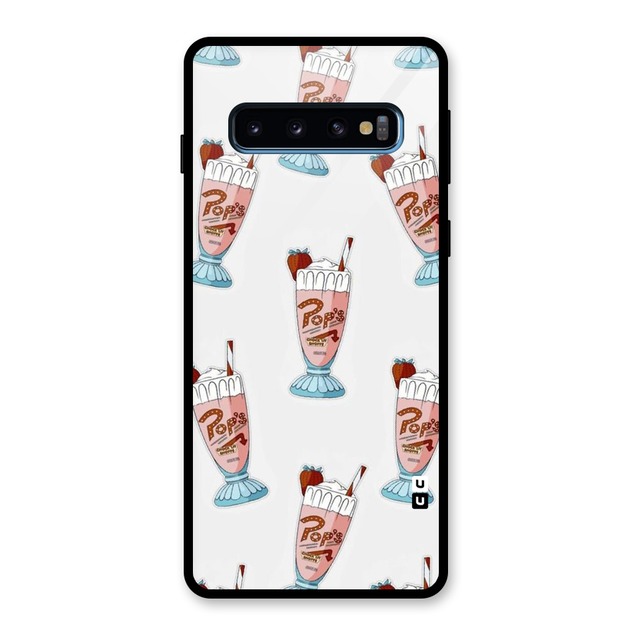 Shake Design Glass Back Case for Galaxy S10