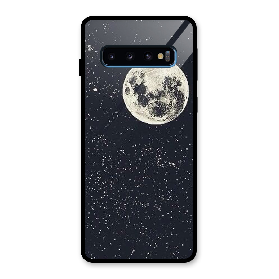 Simple Galaxy Glass Back Case for Galaxy S10