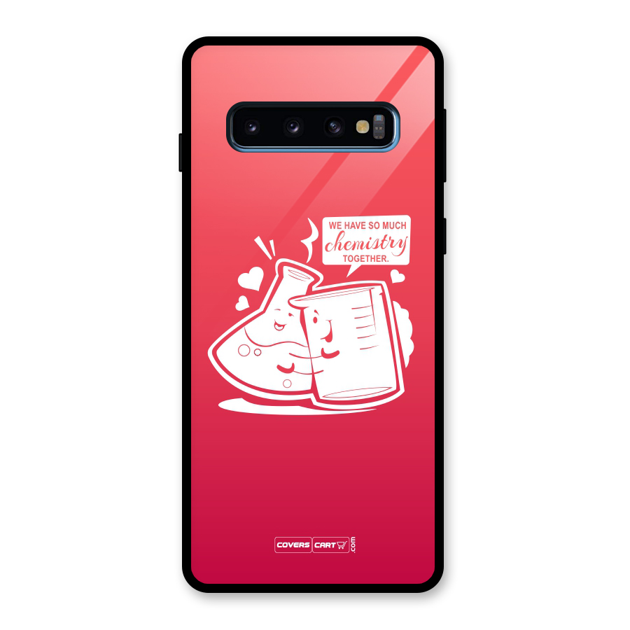 So Much Chemistry Glass Back Case for Galaxy S10