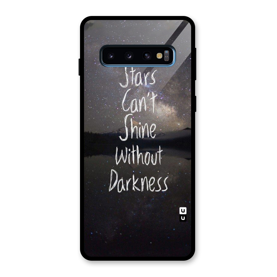 Stars Shine Glass Back Case for Galaxy S10
