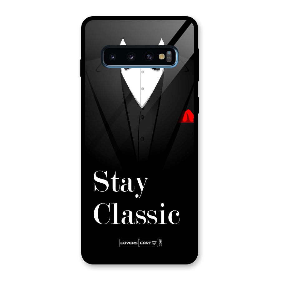 Stay Classic Glass Back Case for Galaxy S10