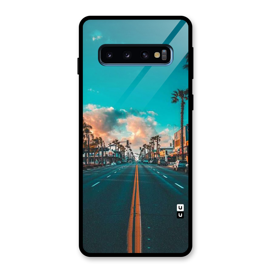 Sundown Road Glass Back Case for Galaxy S10