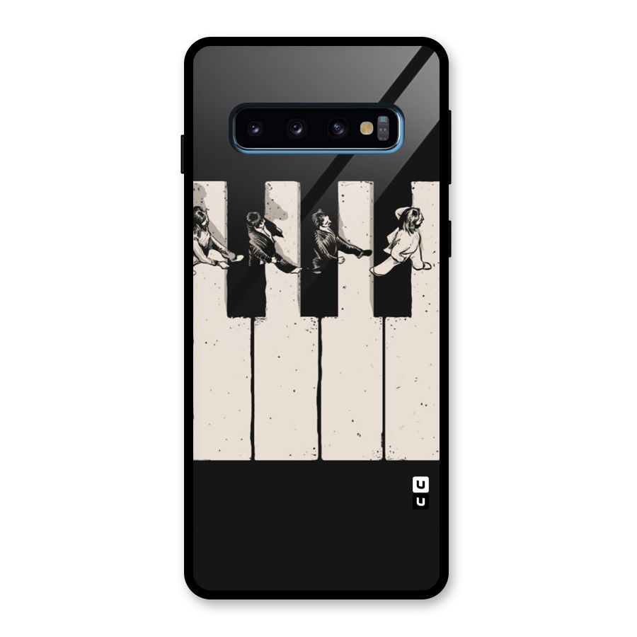 Talk A Walk Glass Back Case for Galaxy S10
