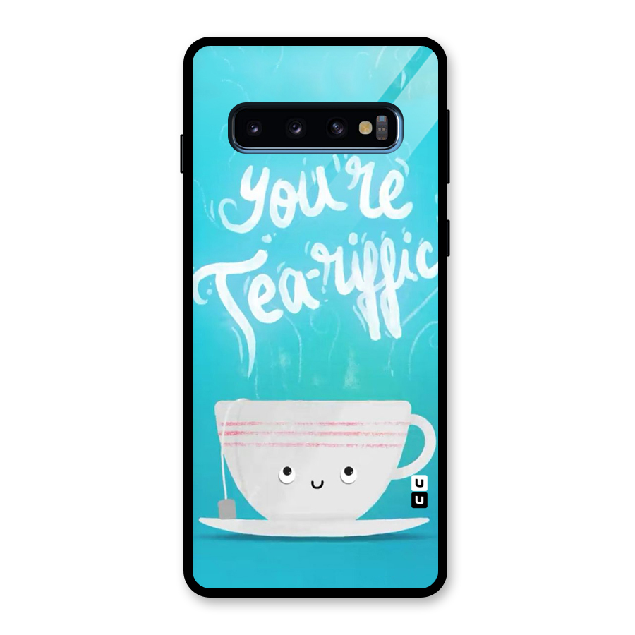 Tea-rific Glass Back Case for Galaxy S10