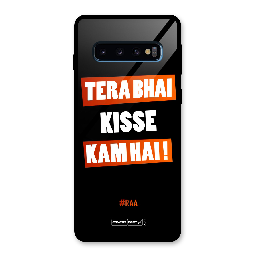Tera Bhai Raftaar Glass Back Case for Galaxy S10