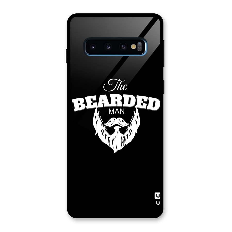 The Bearded Man Glass Back Case for Galaxy S10