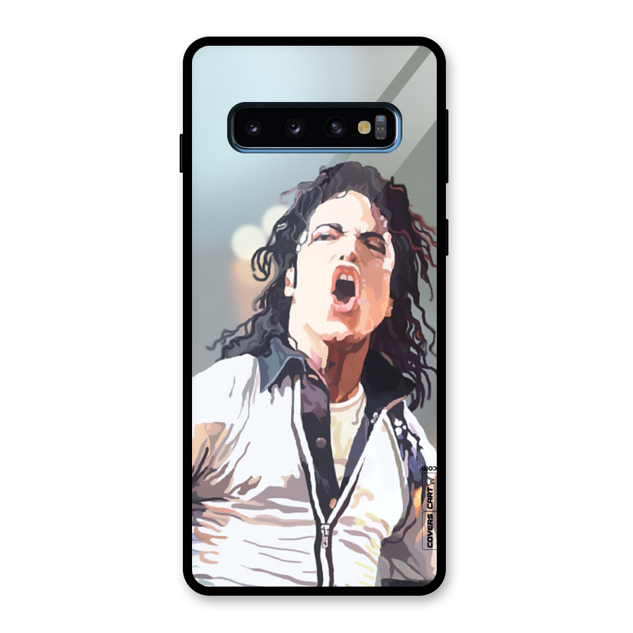 The Legend Michael Jackson Glass Back Case for Galaxy S10