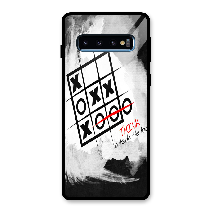 Think Box Glass Back Case for Galaxy S10