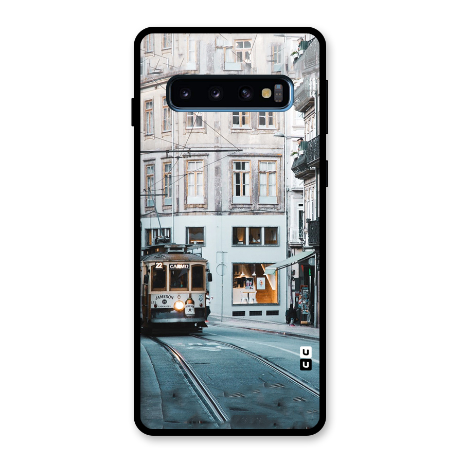 Tramp Train Glass Back Case for Galaxy S10