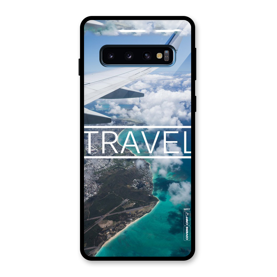 Travel Glass Back Case for Galaxy S10