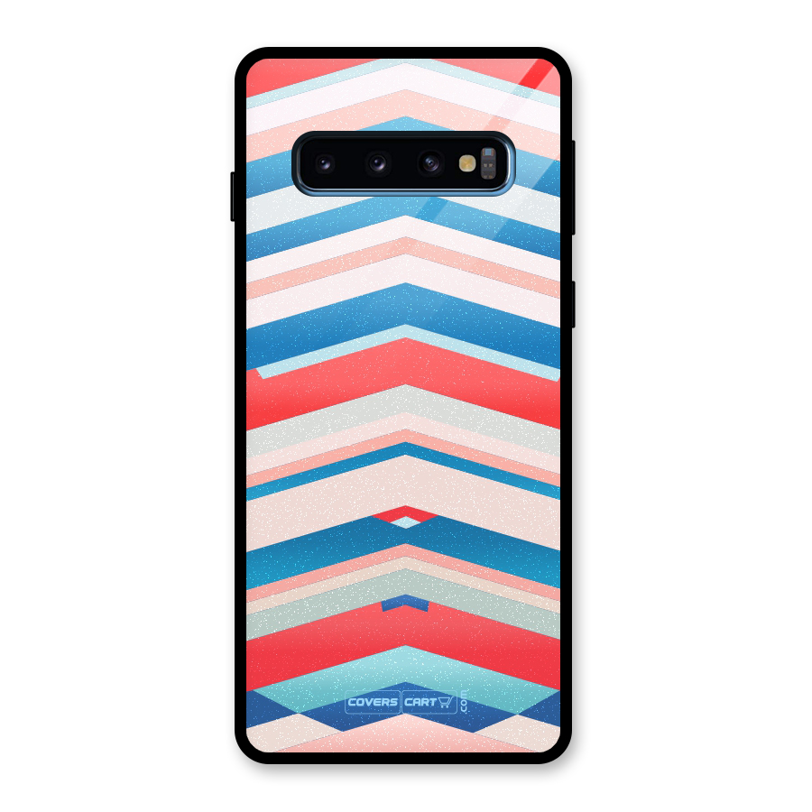 Unique Vibrant Colours Glass Back Case for Galaxy S10