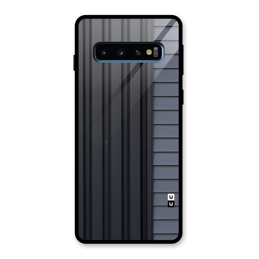 Vertical Horizontal Glass Back Case for Galaxy S10