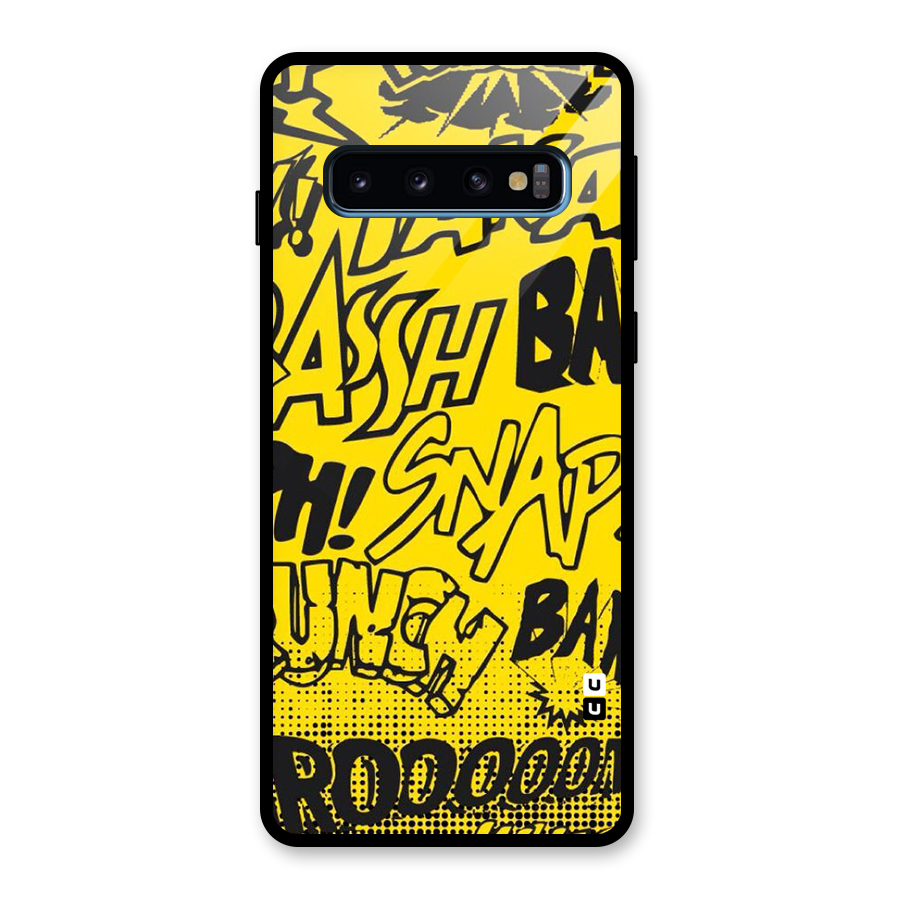 Vroom Snap Glass Back Case for Galaxy S10