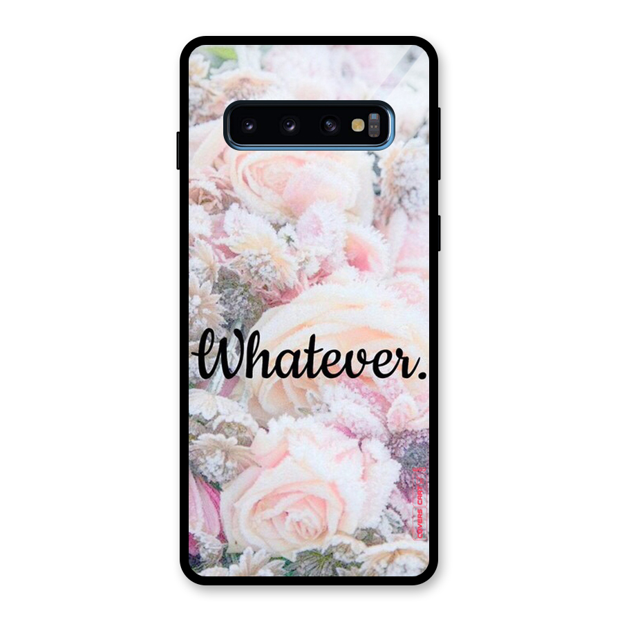 Whatever Glass Back Case for Galaxy S10
