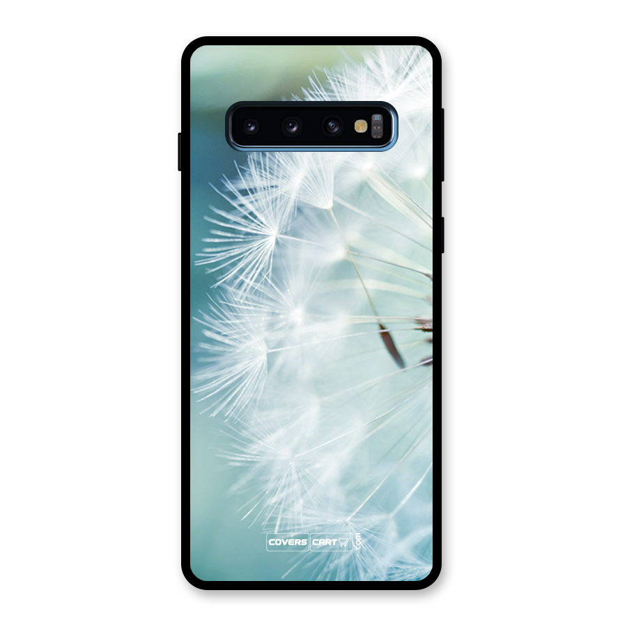 Wish Floral Glass Back Case for Galaxy S10