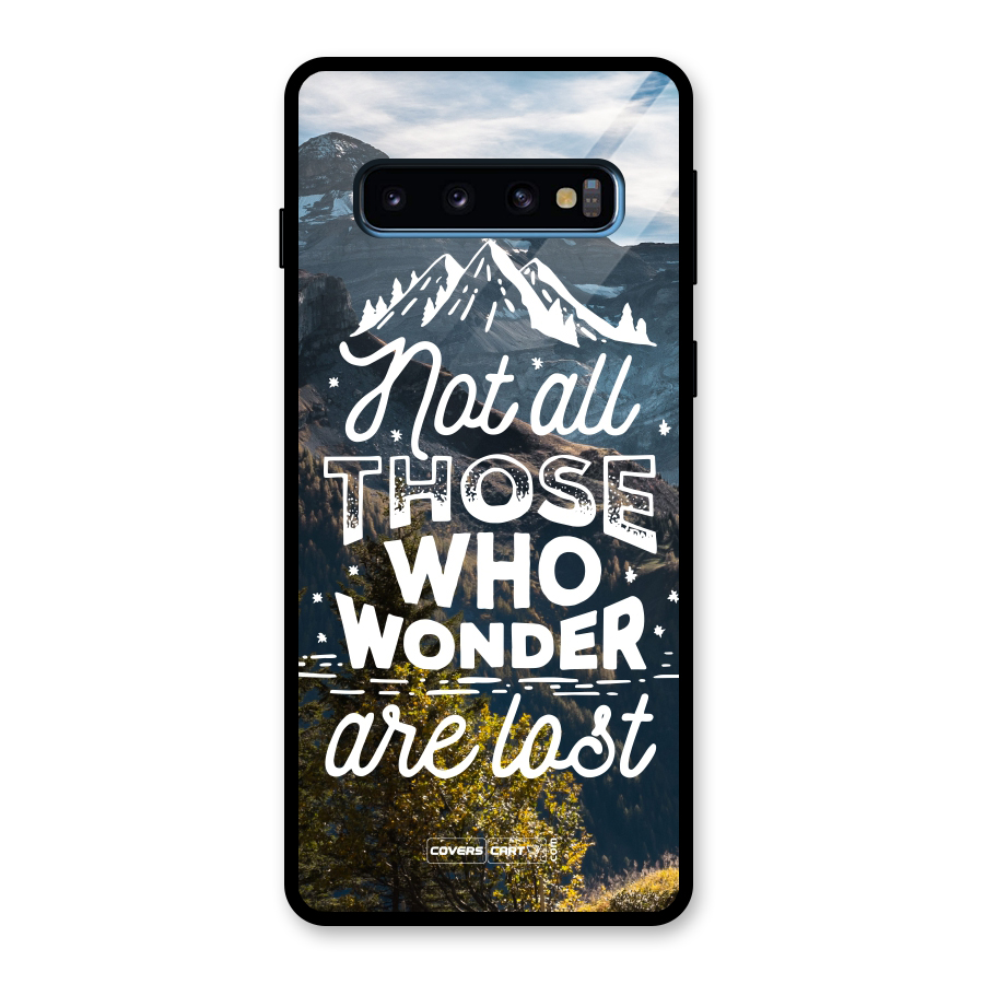 Wonder Lost Glass Back Case for Galaxy S10