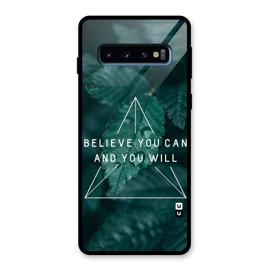 You Will Glass Back Case for Galaxy S10