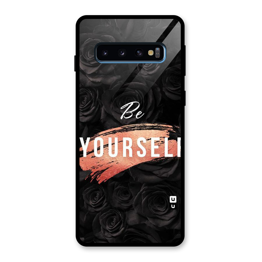 Yourself Shade Glass Back Case for Galaxy S10