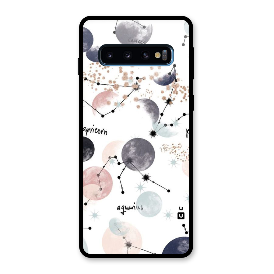 Zodiac Glass Back Case for Galaxy S10