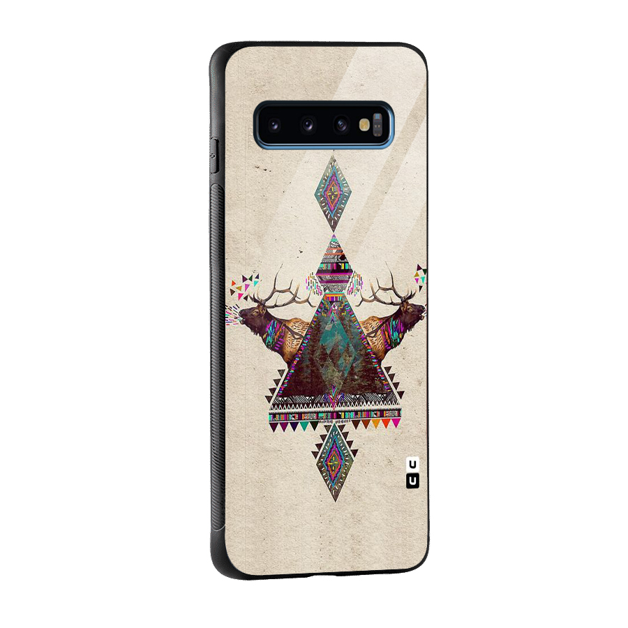 Aesthetic Bull Glass Back Case for Galaxy S10