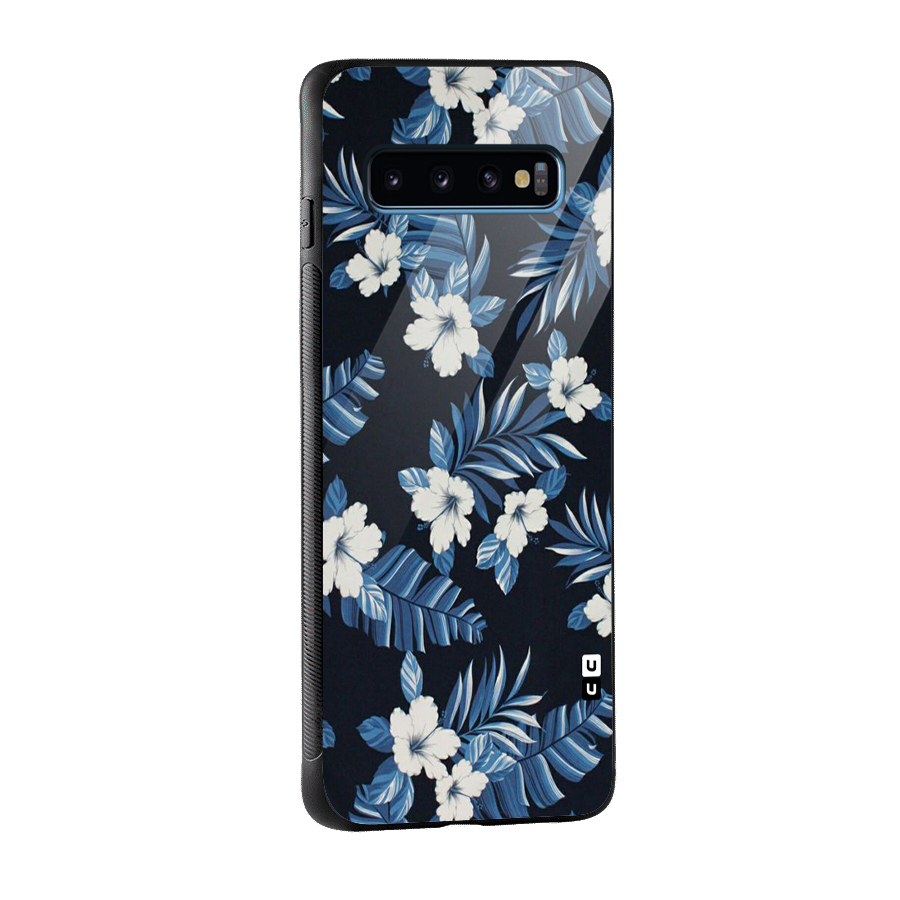 Aesthicity Floral Glass Back Case for Galaxy S10
