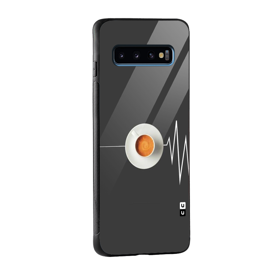 After Coffee Glass Back Case for Galaxy S10