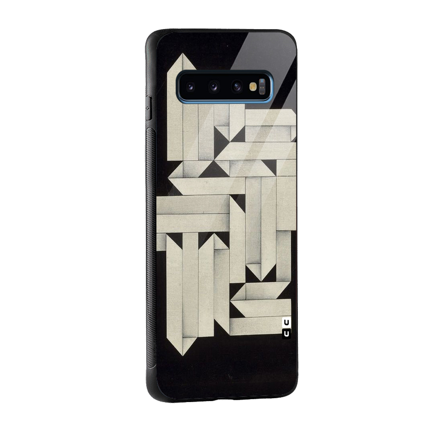 Ancient Rugged Glass Back Case for Galaxy S10