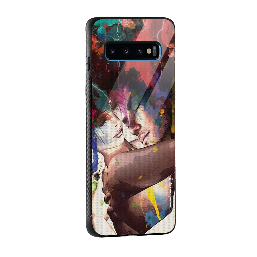 Artsy Romance Glass Back Case for Galaxy S10