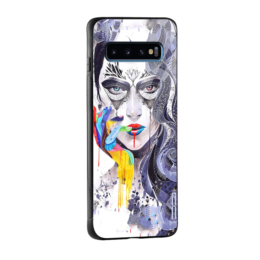 Astonishing Artwork Glass Back Case for Galaxy S10