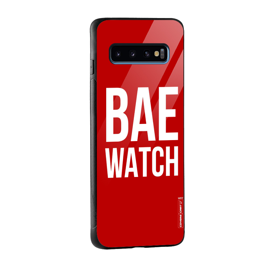 Bae Watch Glass Back Case for Galaxy S10