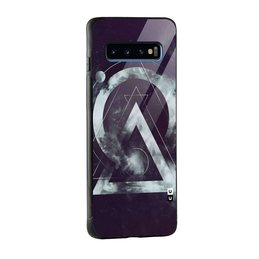 Basic Galaxy Shape Glass Back Case for Galaxy S10
