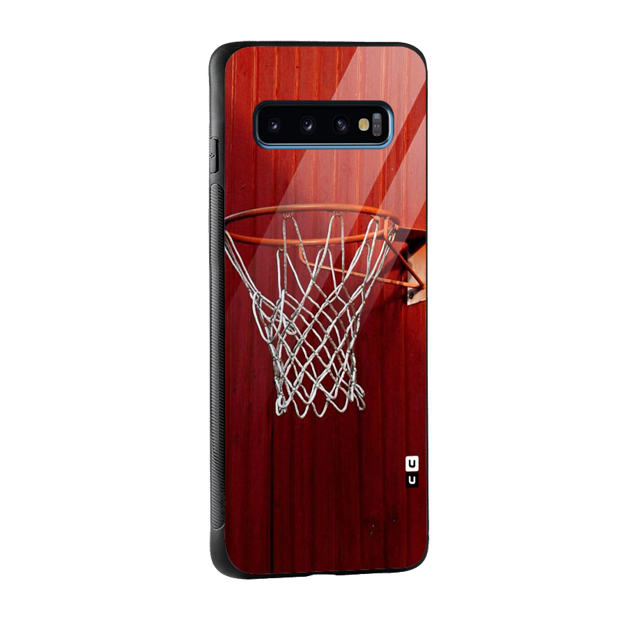 Basket Red Glass Back Case for Galaxy S10