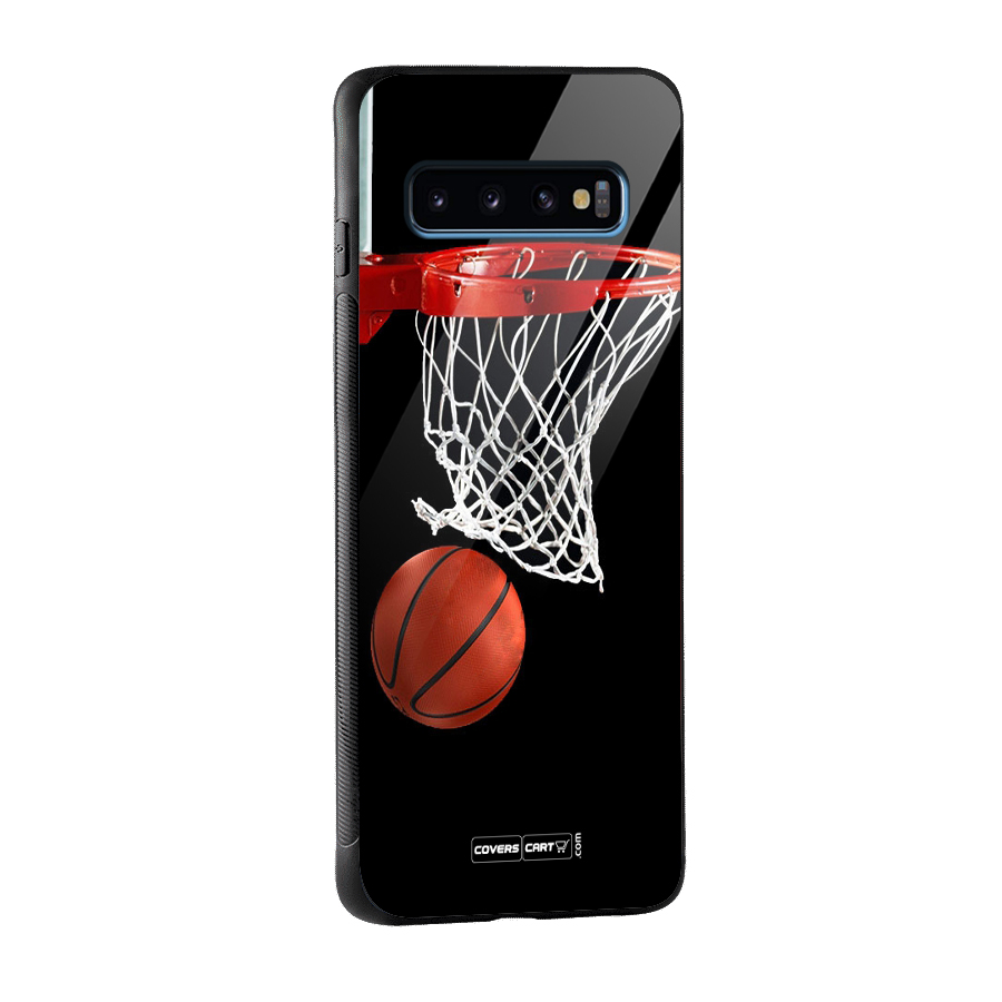 Basketball Glass Back Case for Galaxy S10