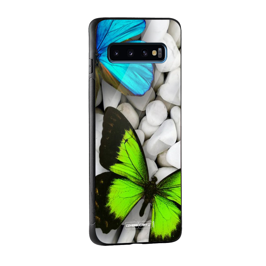 Beautiful Butterflies Glass Back Case for Galaxy S10