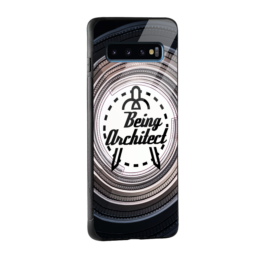 Being Architect Glass Back Case for Galaxy S10