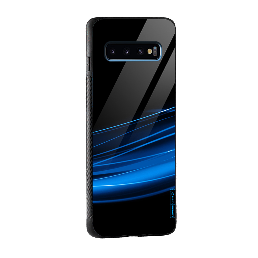Blue Flow Glass Back Case for Galaxy S10