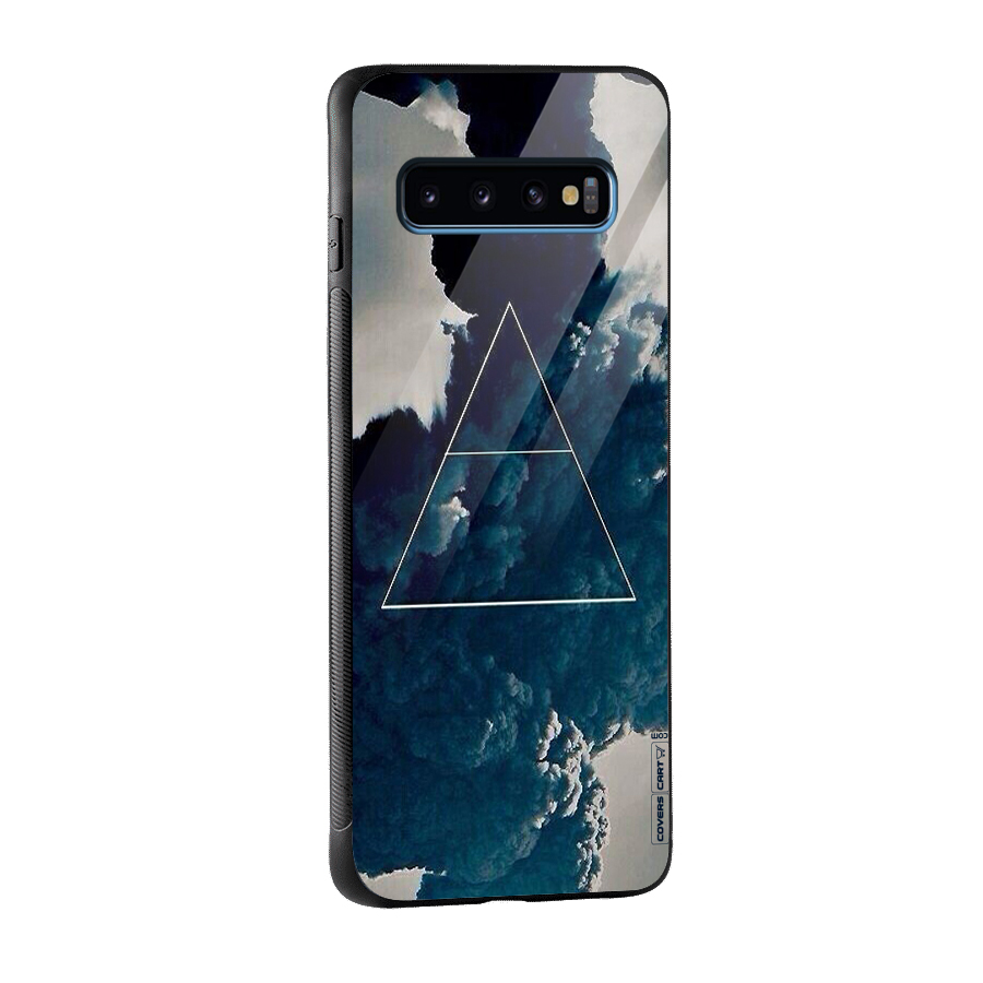 Blue Hue Smoke Glass Back Case for Galaxy S10