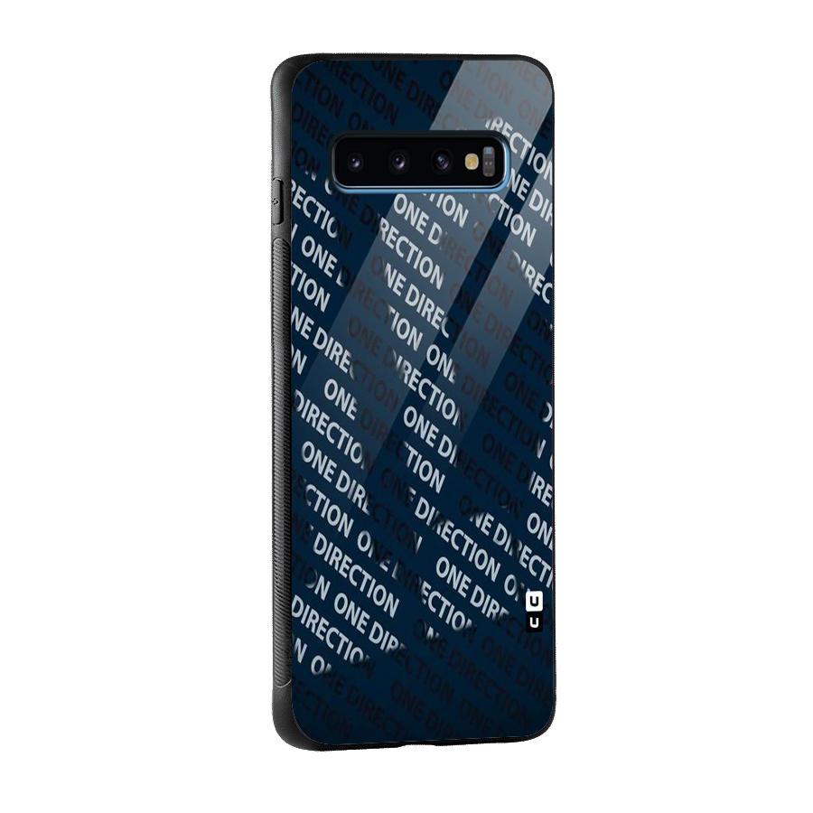 Blue Way Glass Back Case for Galaxy S10