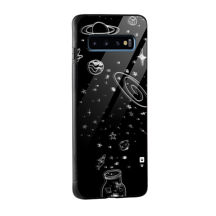 Bottle Of Stars Glass Back Case for Galaxy S10