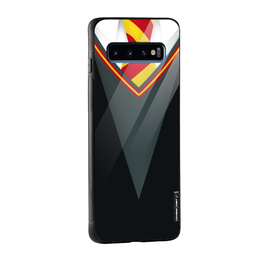 Brave Heart Glass Back Case for Galaxy S10