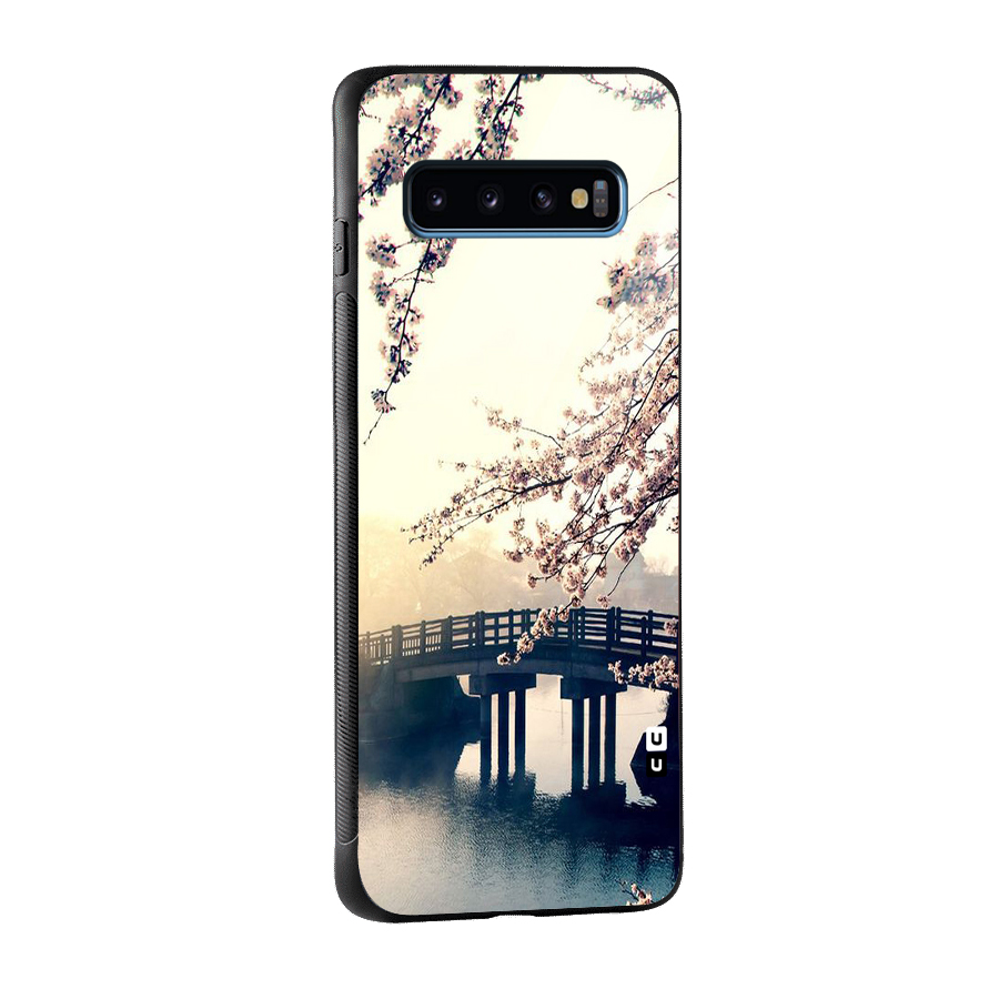 Bridge Blossom Glass Back Case for Galaxy S10