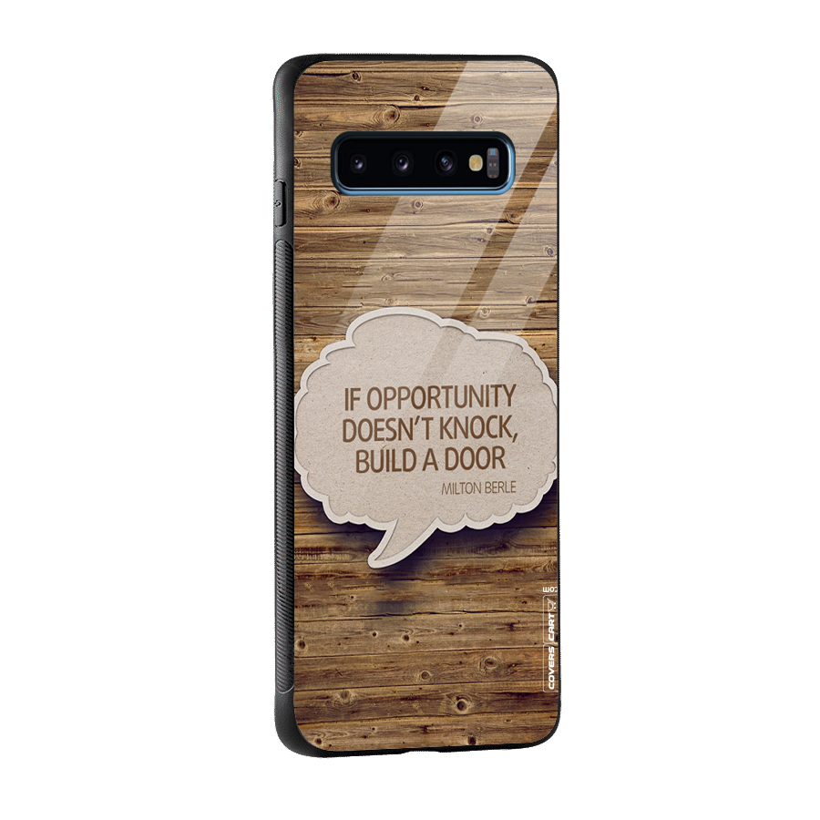 Build Your Door Glass Back Case for Galaxy S10
