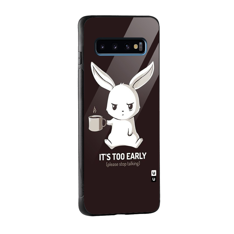 Bunny Early Glass Back Case for Galaxy S10
