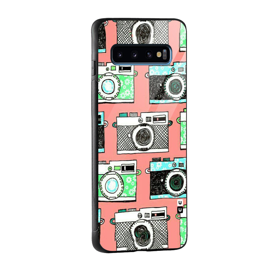 Cam Art Loving Glass Back Case for Galaxy S10