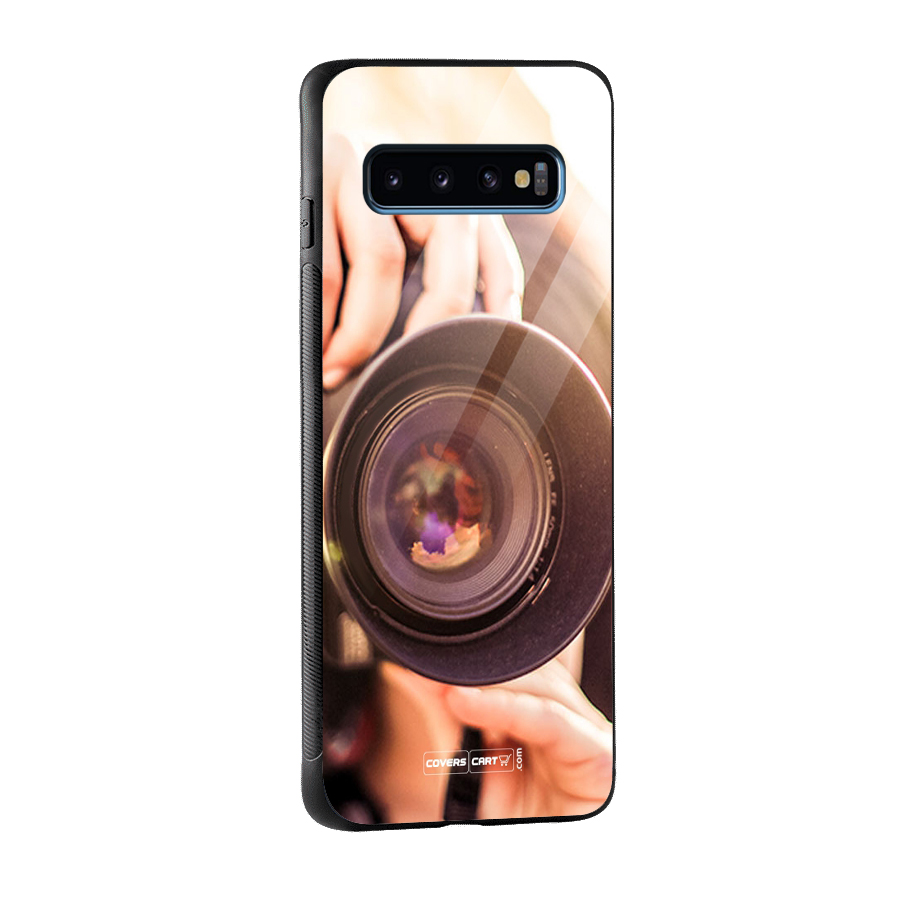 Camera Lovers Glass Back Case for Galaxy S10