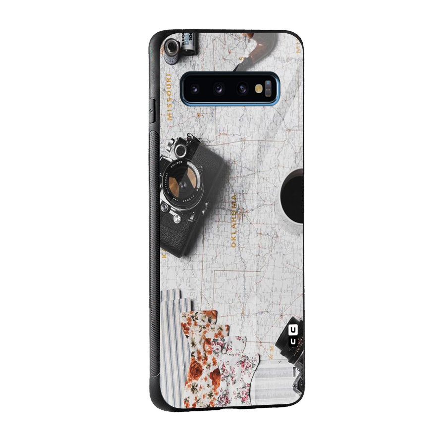 Camera Smoky Pipe Glass Back Case for Galaxy S10