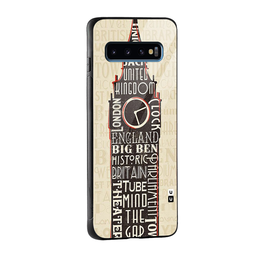 Cap City Design Glass Back Case for Galaxy S10