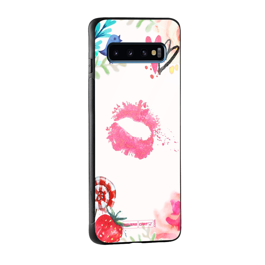 Chirpy Glass Back Case for Galaxy S10